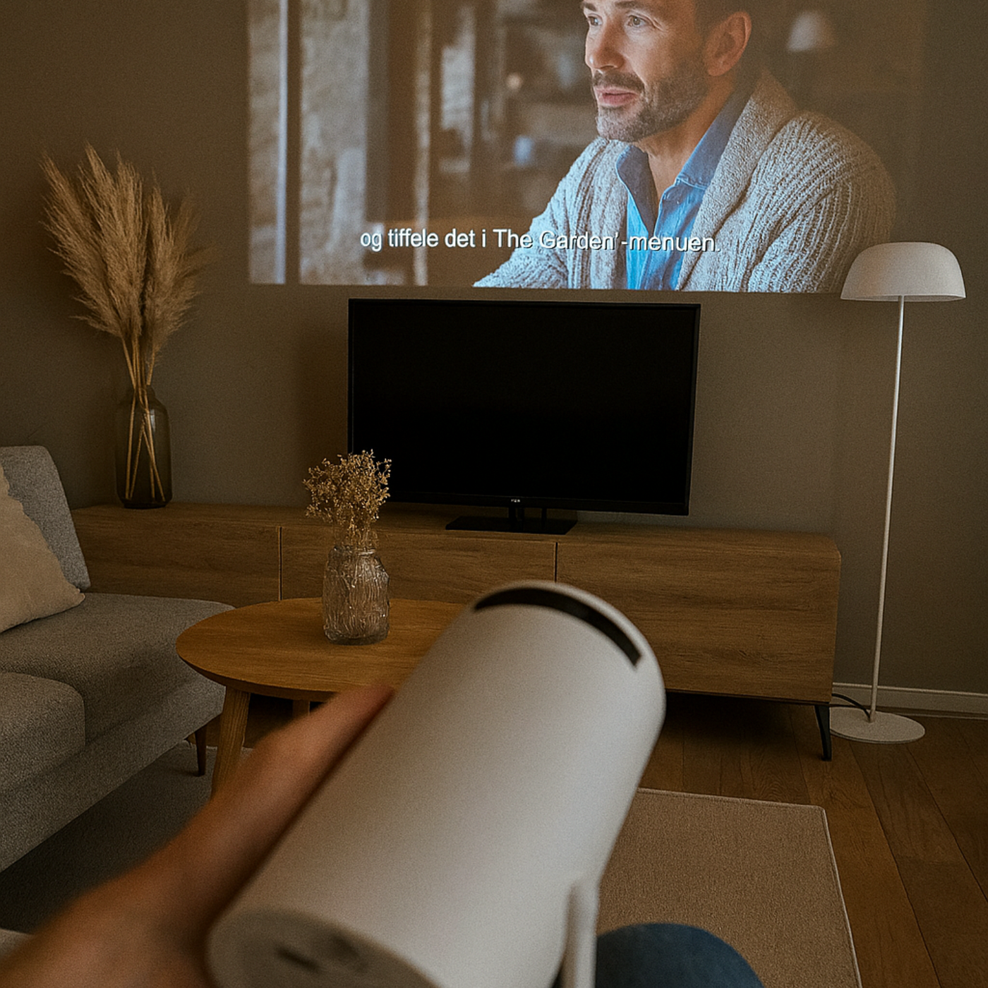 BEAM PROJEKTOR 2.0-WiFi & Bluetooth med 4K HD Support