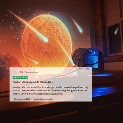 BEAM PROJEKTOR 2.0-WiFi & Bluetooth med 4K HD Support