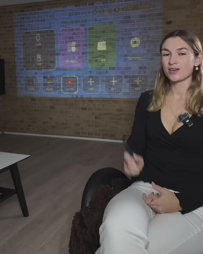 BEAM PROJEKTOR 2.0-WiFi & Bluetooth med 4K HD Support